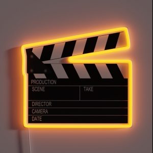 Clapperboard RGB Neon Sign Clapperboard RGB Neon Sign