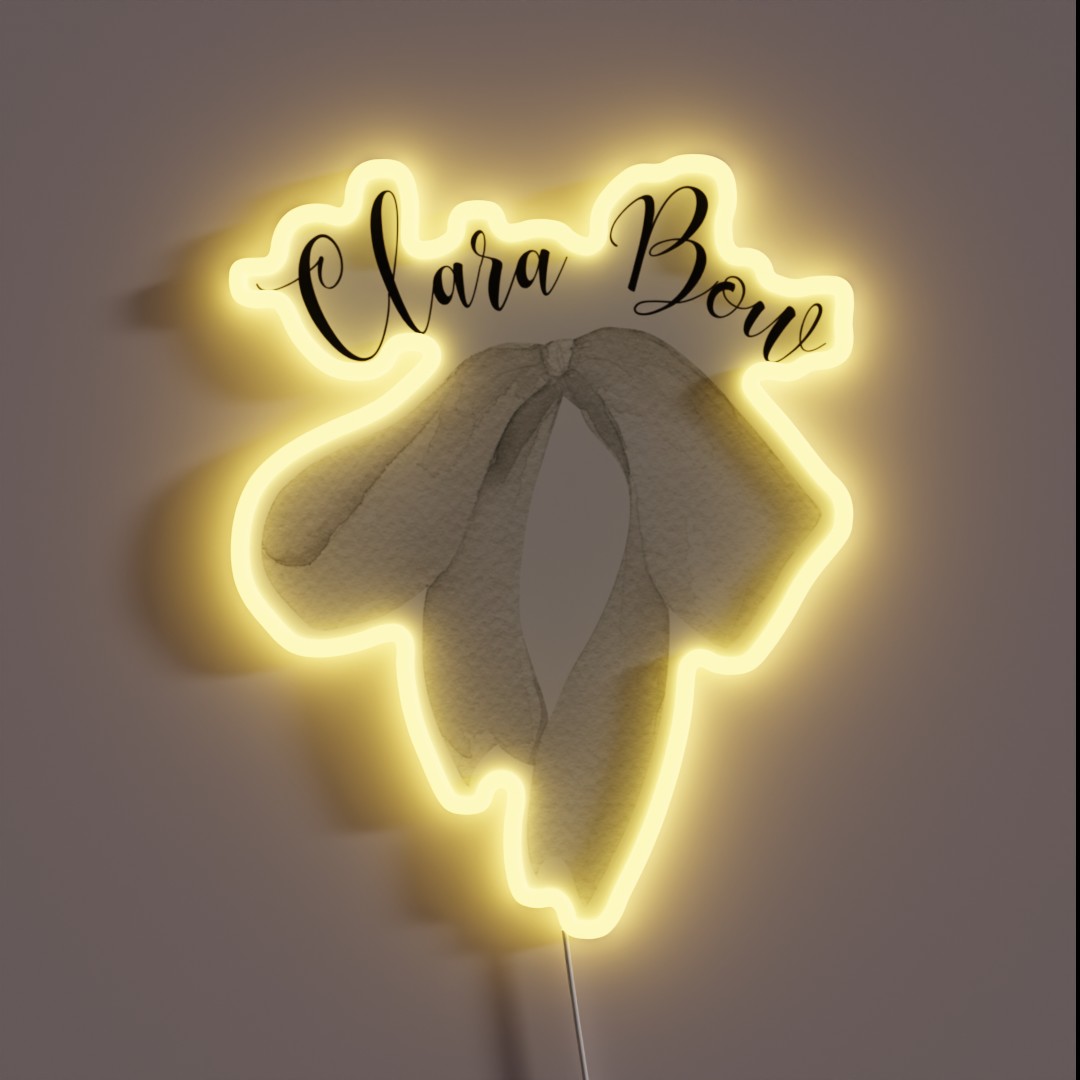 Clara Bow TTPD RGB Neon Sign Clara Bow TTPD RGB Neon Sign