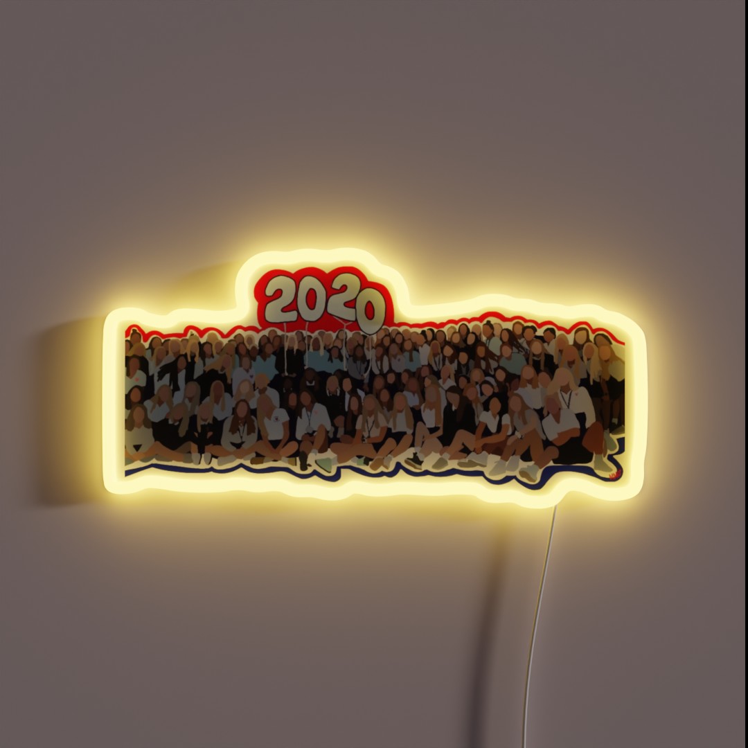 Class Of 2020 RGB Neon Sign Class Of 2020 RGB Neon Sign