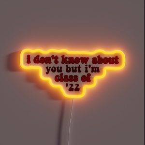 Class Of 2022 Taylor Swift Red RGB Neon Sign