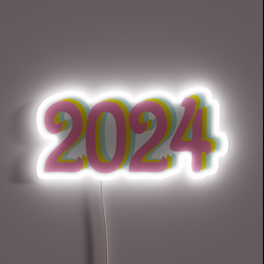 Class Of 2024 RGB Neon Sign Class Of 2024 RGB Neon Sign
