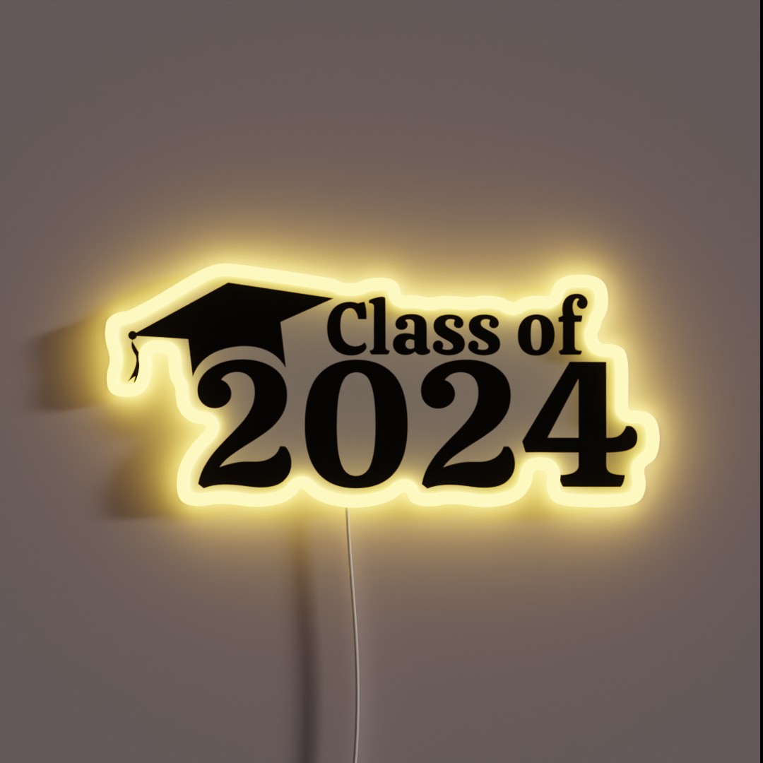Class Of 2024 RGB Neon Sign Class Of 2024 RGB Neon Sign