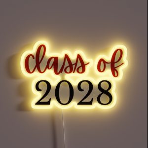 Class Of 2028 RGB Neon Sign