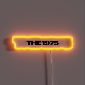 Classic Black Logo The1975 Vintage 001 RGB Neon Sign