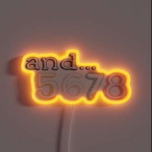 Classic Dancer And 5678 Colorful RGB Neon Sign