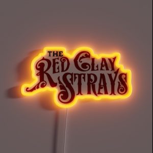 Classic Merch Red Clay Starys Band RGB Neon Sign