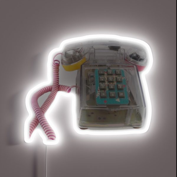 Clear Phone RGB Neon Sign