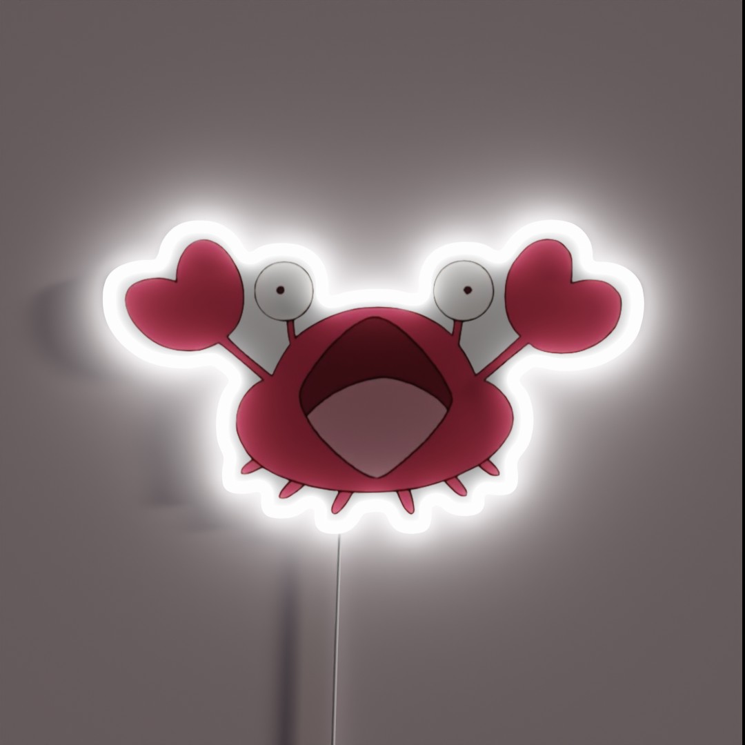 Cleavage Crab RGB Neon Sign Cleavage Crab RGB Neon Sign