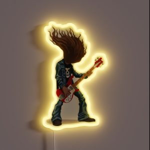 Cliff Burton RGB Neon Sign