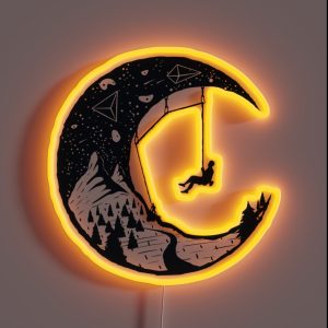 Climber S Sky Climbing RGB Neon Sign Climber S Sky Climbing RGB Neon Sign