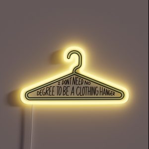 Clothing Hanger RGB Neon Sign