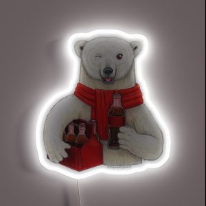 Coca Cola Polar Bear RGB Neon Sign