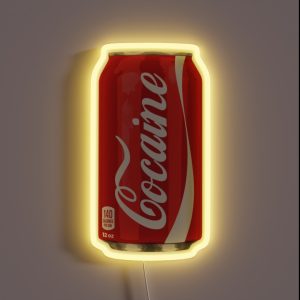 Cocaine Can RGB Neon Sign