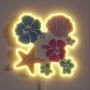Coconut Girl Set RGB Neon Sign