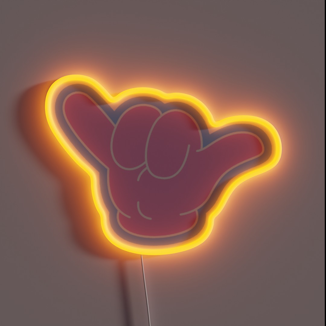 Coconut Girl Shaka Xx RGB Neon Sign Coconut Girl Shaka Xx RGB Neon Sign