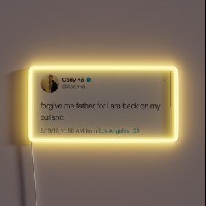 Cody Ko Tweet RGB Neon Sign