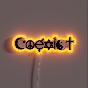 Coexist RGB Neon Sign