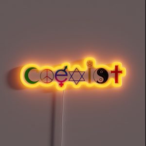 Coexist RGB Neon Sign
