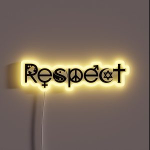 Coexist With Respect RGB Neon Sign