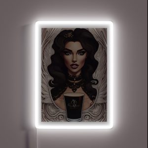 Coffee Art RGB Neon Sign