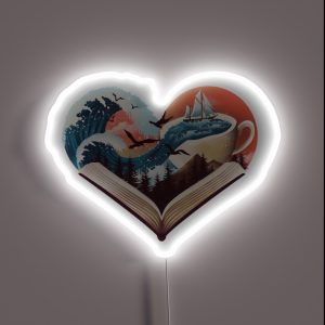 Coffee Book And Adventure RGB Neon Sign Coffee Book And Adventure RGB Neon Sign