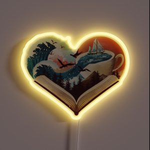 Coffee Books And Adventure RGB Neon Sign Coffee Books And Adventure RGB Neon Sign