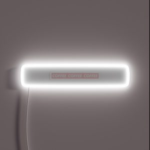 COFFEE COFFEE COFFEE RGB Neon Sign