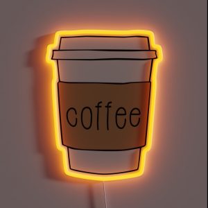 Coffee Cup RGB Neon Sign Coffee Cup RGB Neon Sign