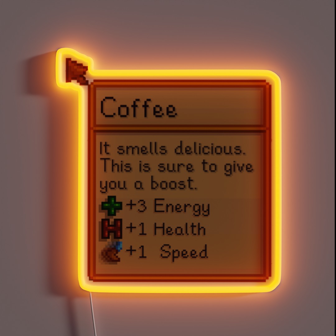 Coffee RGB Neon Sign Coffee RGB Neon Sign