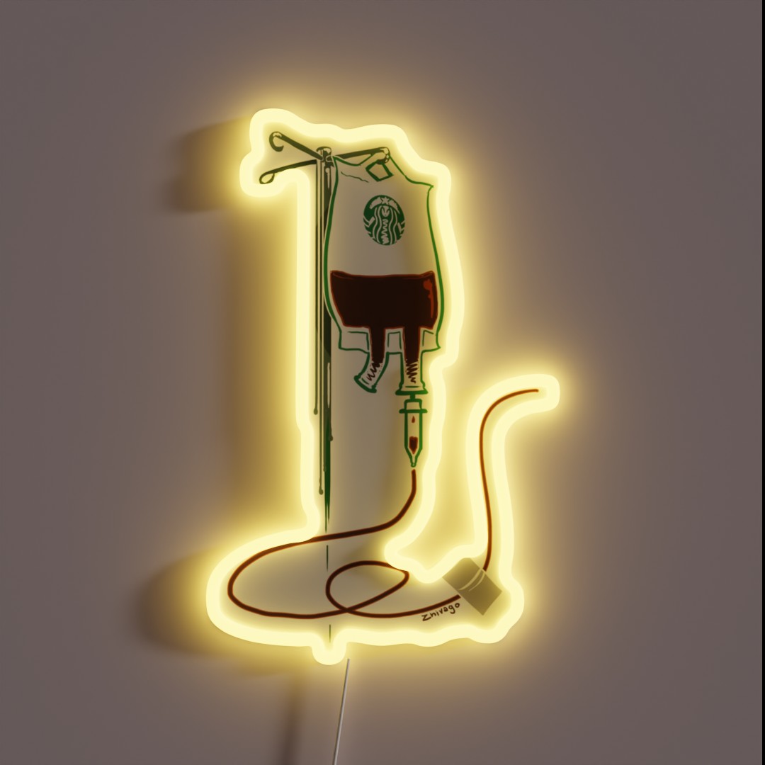 Coffee RGB Neon Sign Coffee RGB Neon Sign