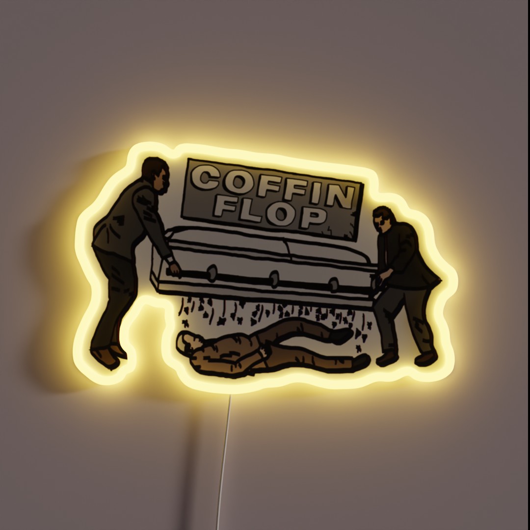 Coffin Flop I Think You Should Leave RGB Neon Sign Coffin Flop I Think You Should Leave RGB Neon Sign