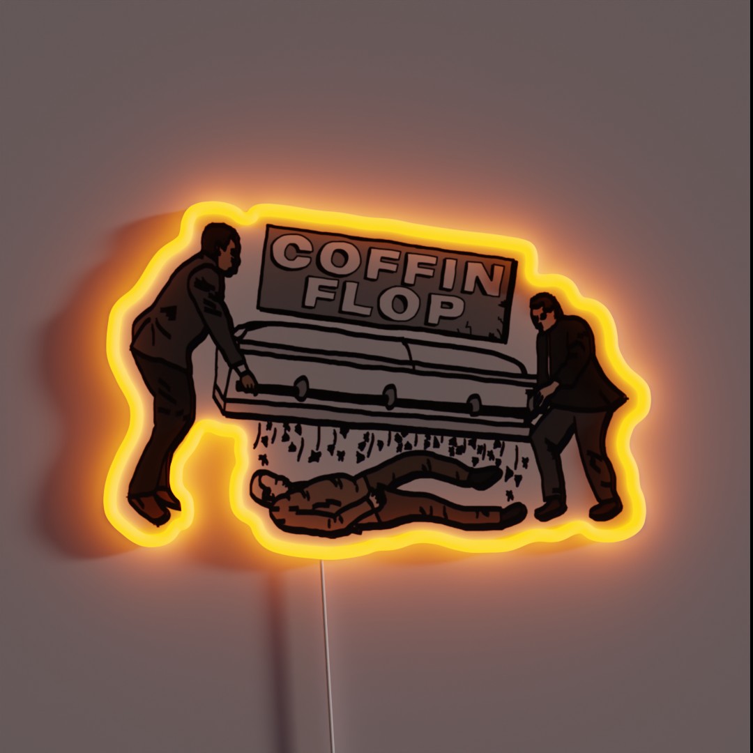 Coffin Flop I Think You Should Leave RGB Neon Sign Coffin Flop I Think You Should Leave RGB Neon Sign