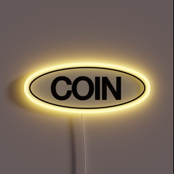 COIN Band RGB Neon Sign