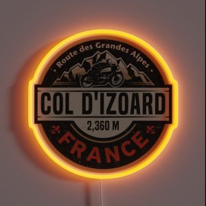 Col D Izoard Route Des Grandes Alpes RGB Neon Sign