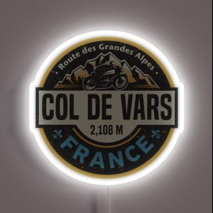 Col De Vars Route Des Grandes Alpes RGB Neon Sign