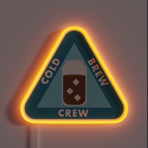 Cold Brew Crew RGB Neon Sign