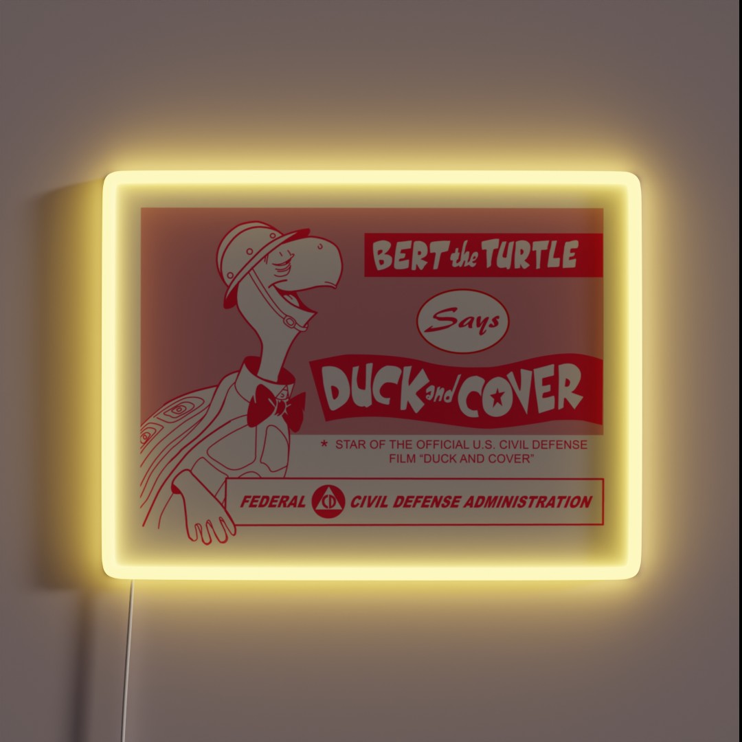 Cold War Bert The Turtle RGB Neon Sign Cold War Bert The Turtle RGB Neon Sign