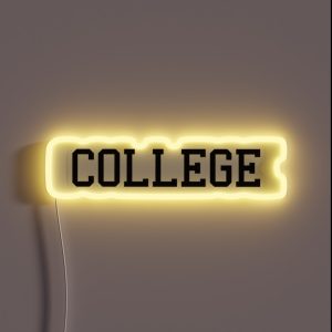 College RGB Neon Sign