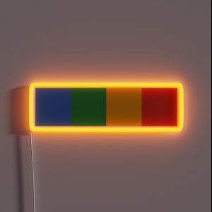 Color Palette RGB Neon Sign
