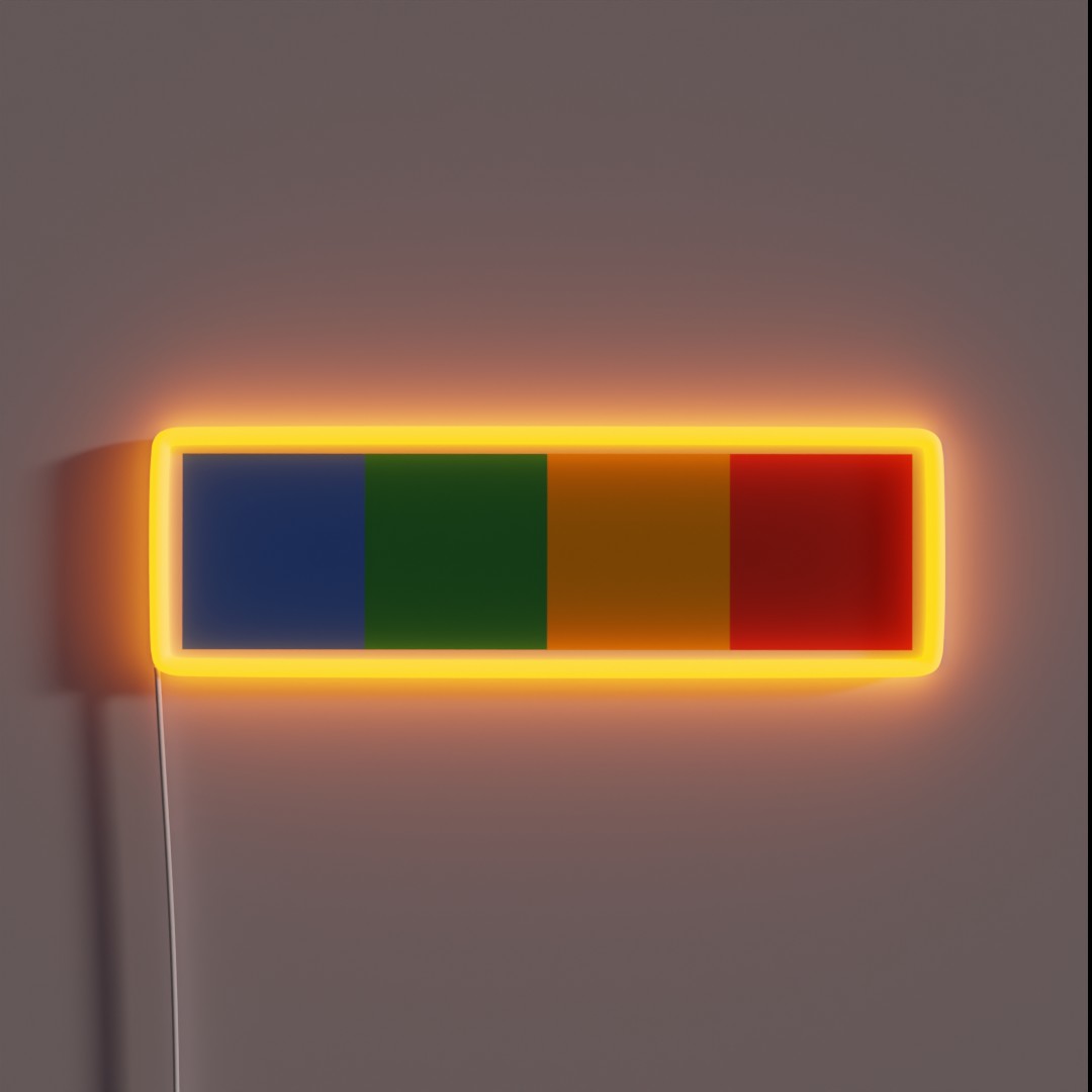 Color Palette RGB Neon Sign Color Palette RGB Neon Sign