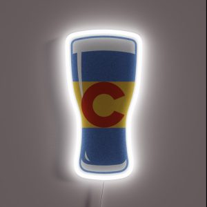 Colorado Flag Craft Beer RGB Neon Sign