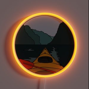 Colorblock Kayak RGB Neon Sign Colorblock Kayak RGB Neon Sign