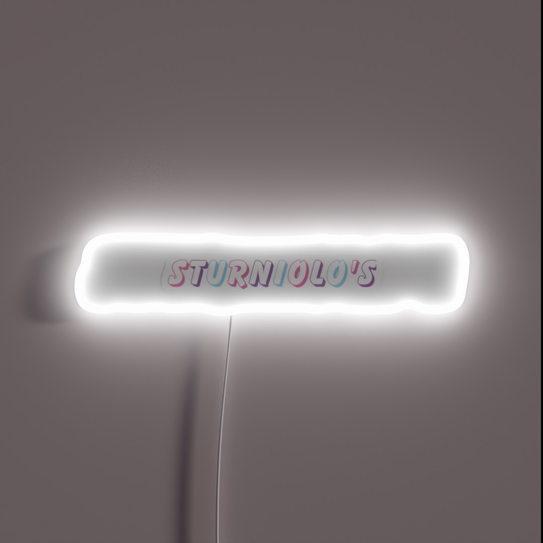 Colorful Logo Name Youtuber RGB Neon Sign Colorful Logo Name Youtuber RGB Neon Sign