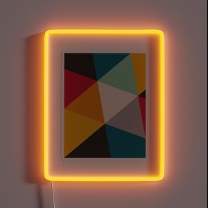 Colourful Geometric Triangles 2012 RGB Neon Sign Colourful Geometric Triangles 2012 RGB Neon Sign