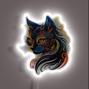 Colourful Rainbow Cat RGB Neon Sign Colourful Rainbow Cat RGB Neon Sign