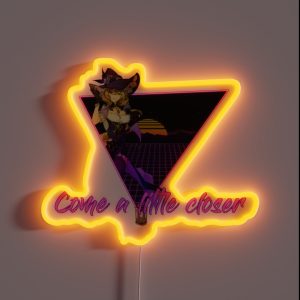 Come A Little Closer RGB Neon Sign