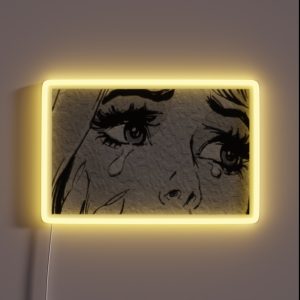 Comic Girl RGB Neon Sign