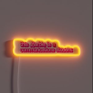 Communications Student RGB Neon Sign Communications Student RGB Neon Sign