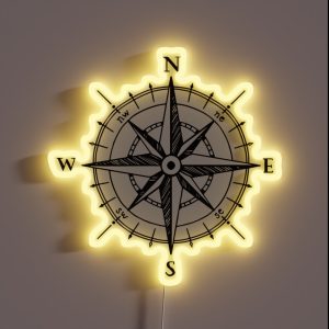 Compass RGB Neon Sign