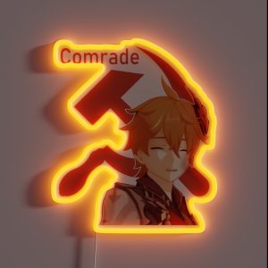Comrade Childe Text Version RGB Neon Sign Comrade Childe Text Version RGB Neon Sign